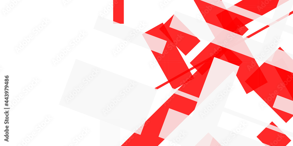 Red and white geometry background Red and white geometry background