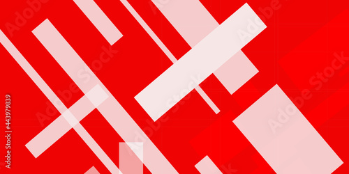 Abstract red and white background