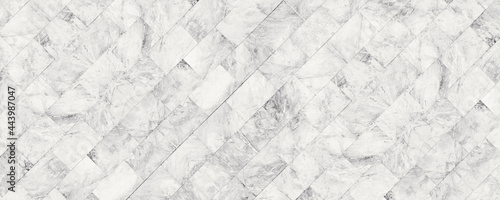 Panorama white marble stone texture for background or luxurious tiles floor and wallpaper decorative design.