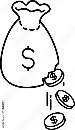 Money loss icon