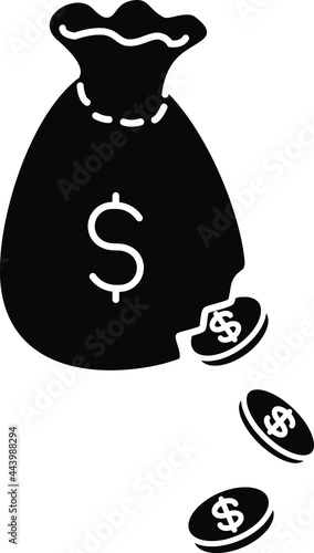 Money loss icon