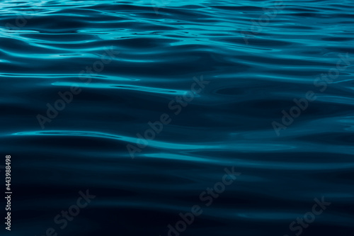 Night sea wave in the light of the moon, beautiful texture of living water.