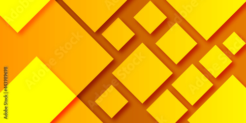 Abstract yellow gradient background with triangles . 