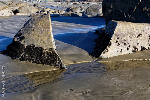 Rock Divided In Two photo