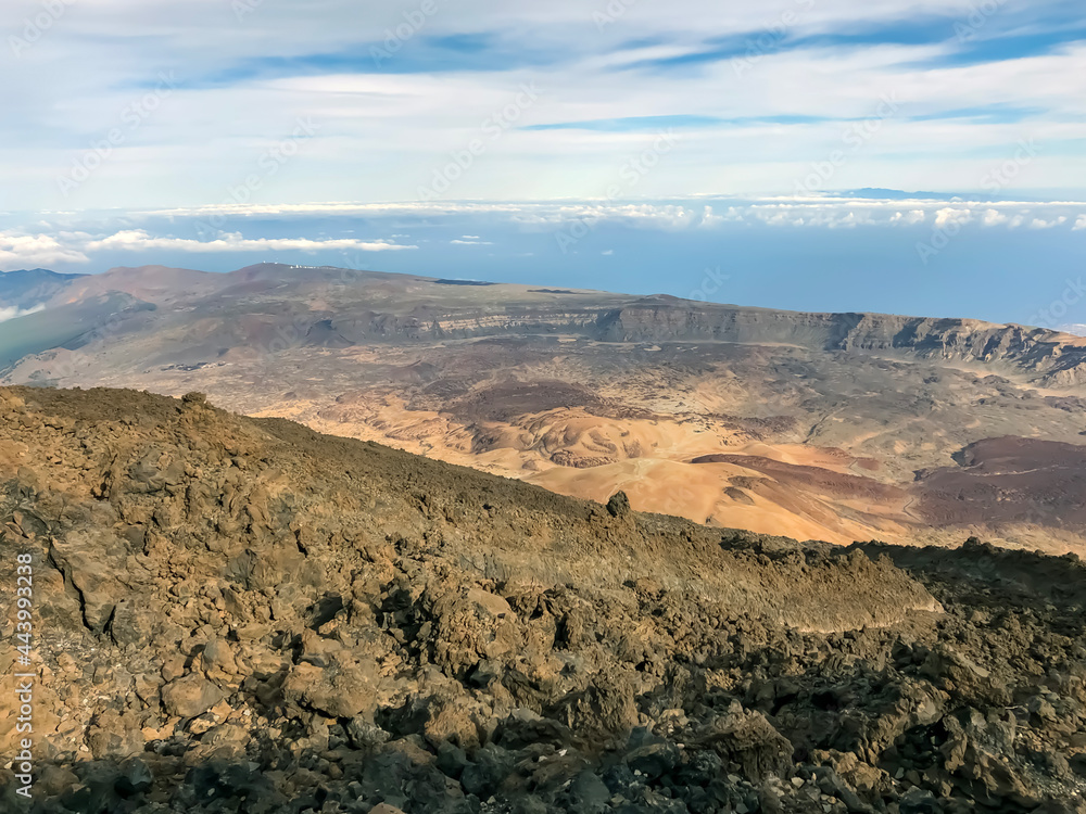 Tof of Teide volcano Tenerife, Canary Islands - Spain