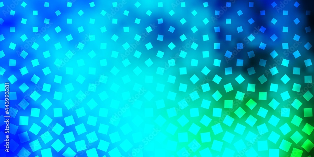 Light Blue, Green vector background with rectangles. Light Blue, Green vector background with rectangles.