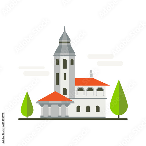 Slika na platnu Cartoon symbols of Nikolaev