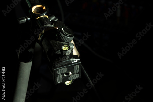 Photography A device for setting the balance on a tripod