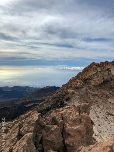 Tof of Teide volcano Tenerife  Canary Islands - Spain