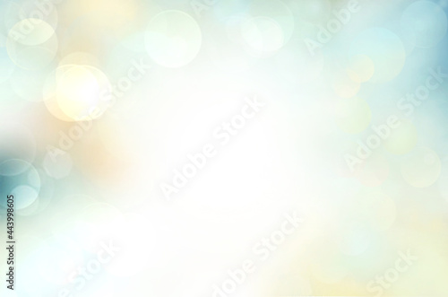 Abstract blue background blur with bokeh