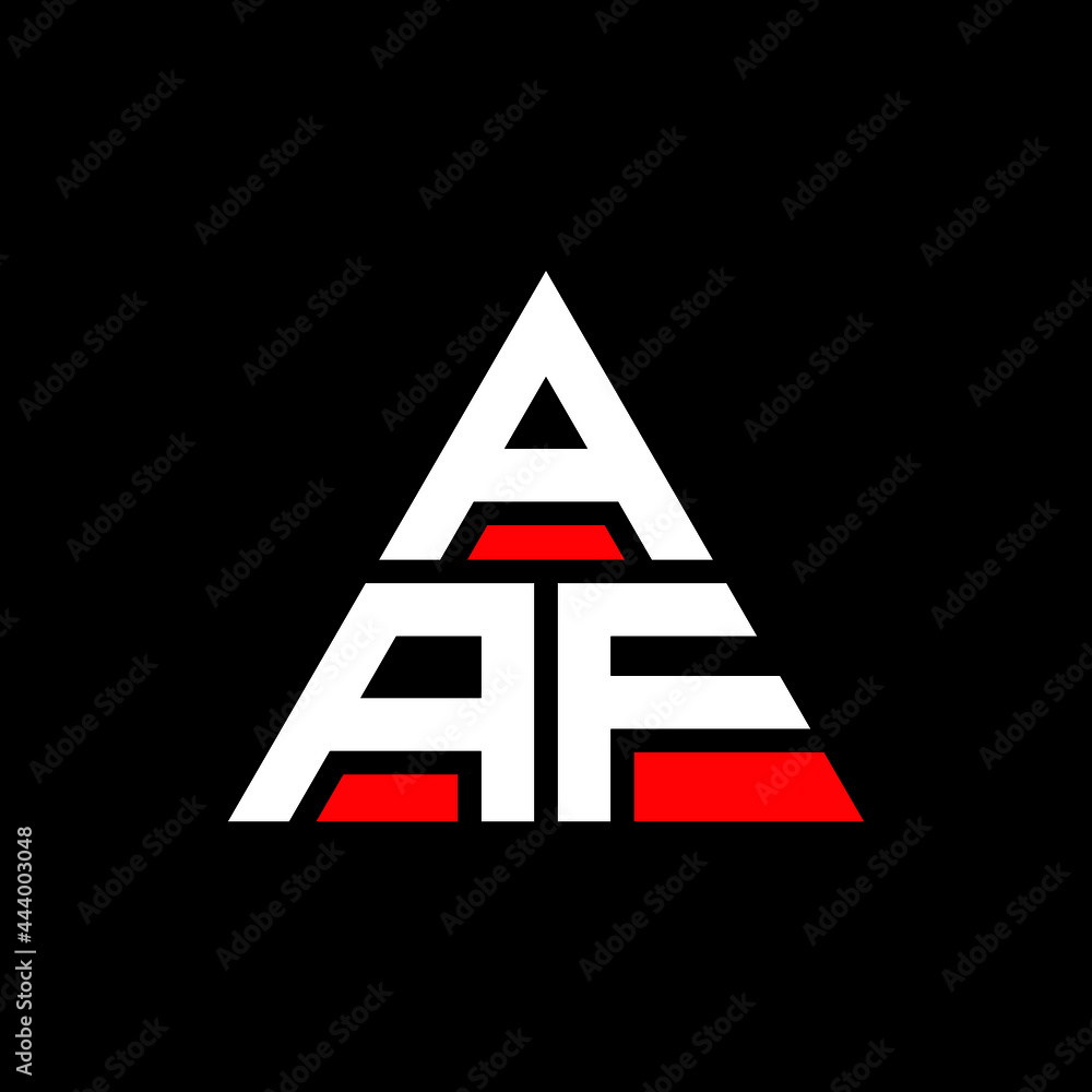AAF triangle letter logo design with triangle shape. AAF triangle logo design monogram. AAF triangle vector logo template with red color. AAF triangular logo Simple, Elegant, and Luxurious Logo. AAF AAF triangle letter logo design with triangle shape. AAF triangle logo design monogram. AAF triangle vector logo template with red color. AAF triangular logo Simple, Elegant, and Luxurious Logo. AAF