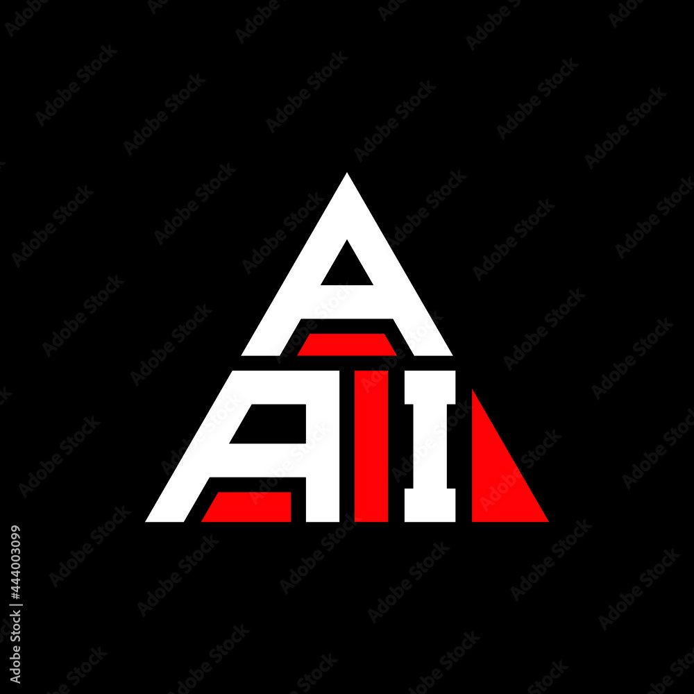 AAI triangle letter logo design with triangle shape. AAI triangle logo design monogram. AAI triangle vector logo template with red color. AAI triangular logo Simple, Elegant, and Luxurious Logo. AAI AAI triangle letter logo design with triangle shape. AAI triangle logo design monogram. AAI triangle vector logo template with red color. AAI triangular logo Simple, Elegant, and Luxurious Logo. AAI