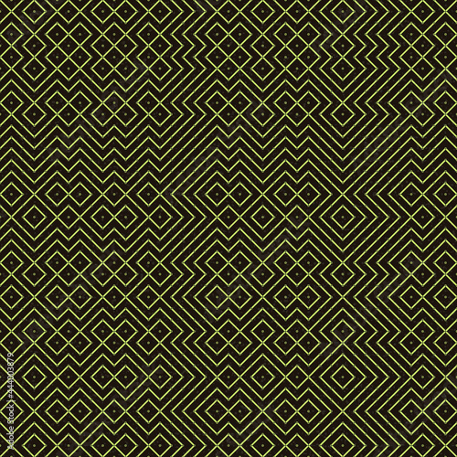 Abstract Geometric Pattern generative computational art illustration