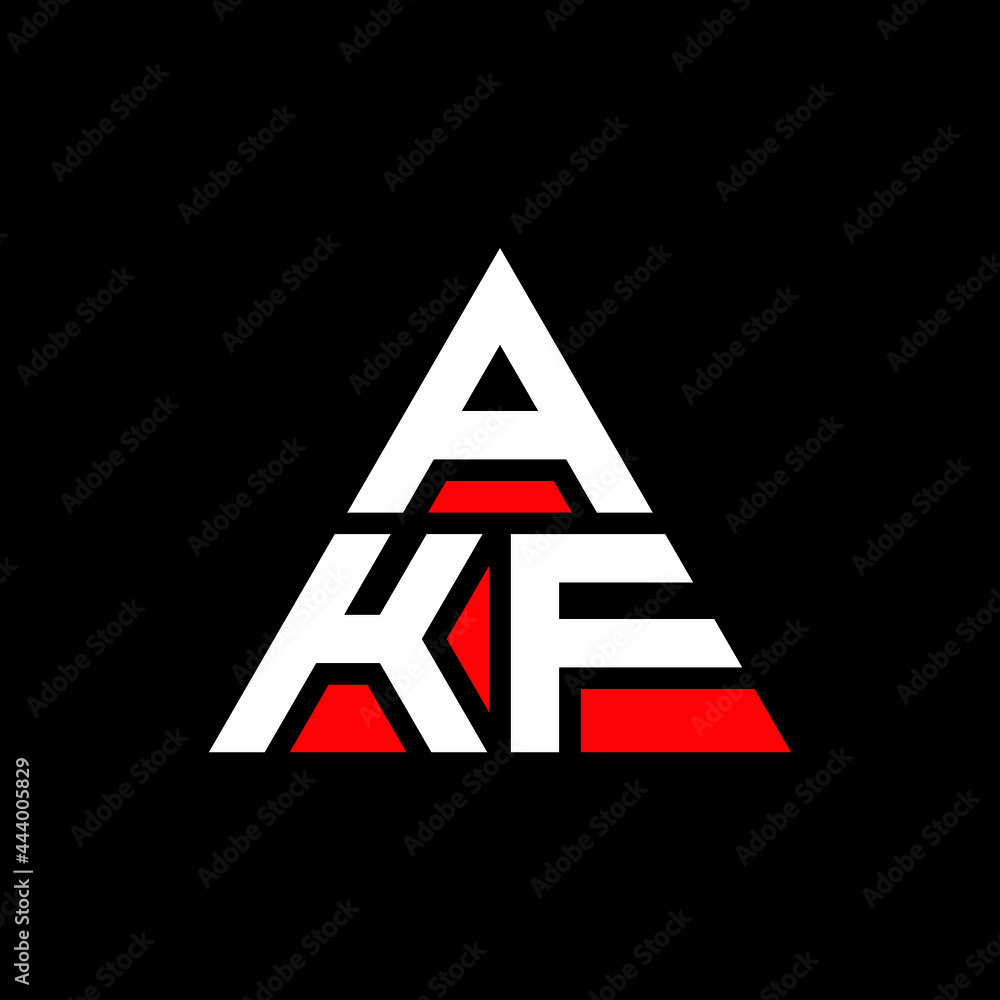 AKF triangle letter logo design with triangle shape. AKF triangle logo design monogram. AKF triangle vector logo template with red color. AKF triangular logo Simple, Elegant, and Luxurious Logo. AKF AKF triangle letter logo design with triangle shape. AKF triangle logo design monogram. AKF triangle vector logo template with red color. AKF triangular logo Simple, Elegant, and Luxurious Logo. AKF