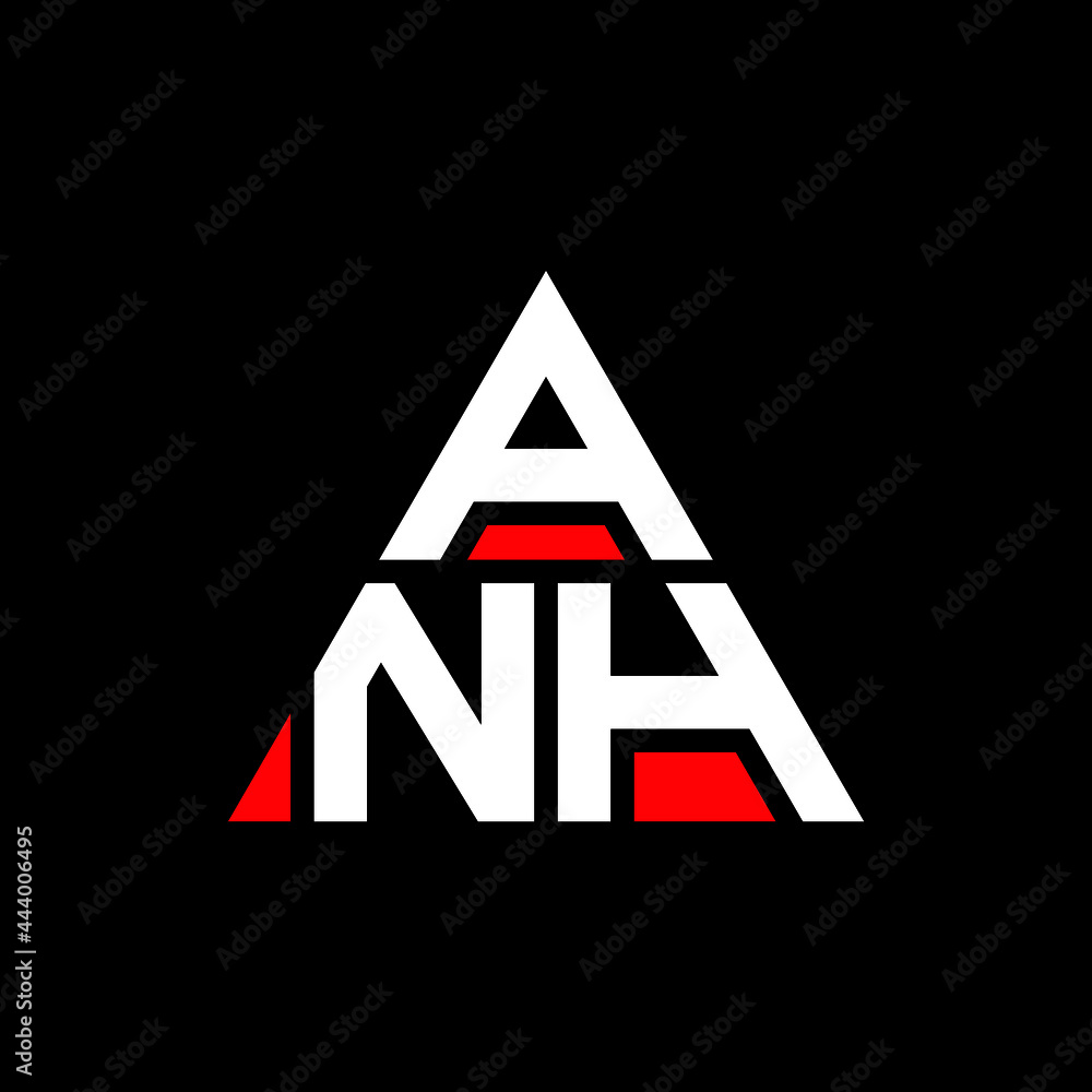 ANH triangle letter logo design with triangle shape. ANH triangle logo design monogram. ANH triangle vector logo template with red color. ANH triangular logo Simple, Elegant, and Luxurious Logo. ANH ANH triangle letter logo design with triangle shape. ANH triangle logo design monogram. ANH triangle vector logo template with red color. ANH triangular logo Simple, Elegant, and Luxurious Logo. ANH