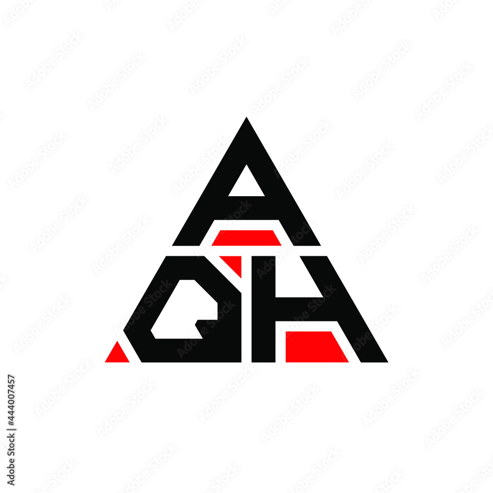 AQH triangle letter logo design with triangle shape. AQH triangle logo design monogram. AQH triangle vector logo template with red color. AQH triangular logo Simple, Elegant, and Luxurious Logo. AQH AQH triangle letter logo design with triangle shape. AQH triangle logo design monogram. AQH triangle vector logo template with red color. AQH triangular logo Simple, Elegant, and Luxurious Logo. AQH