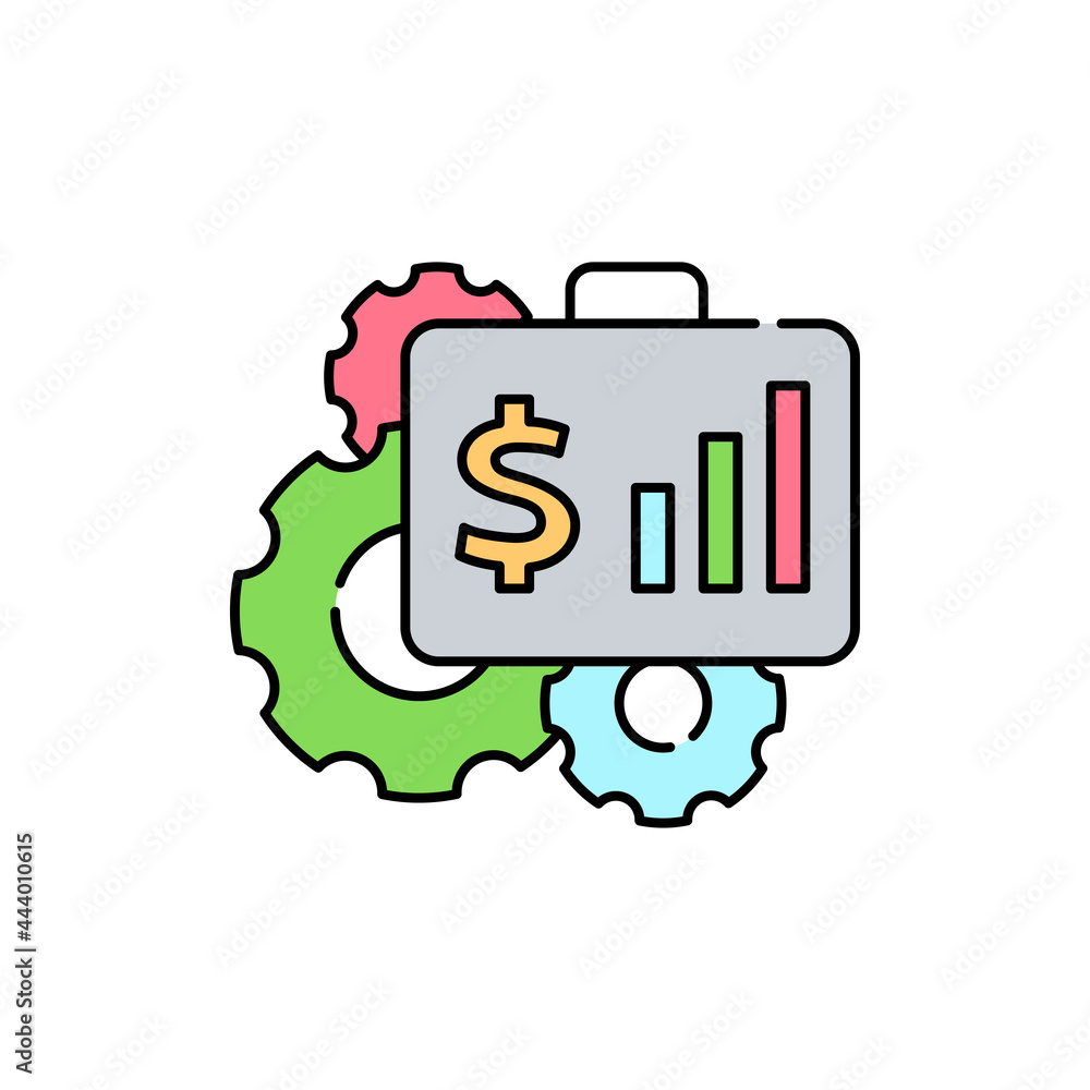 Creation of new businesses olor line icon. Pictogram for web page, mobile app, promo Creation of new businesses olor line icon. Pictogram for web page, mobile app, promo