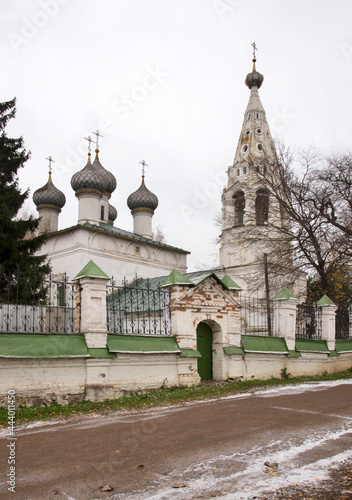 Church of St. John Evangelist at Ipatiev (Hypatian) settlement in Kostroma. Russian