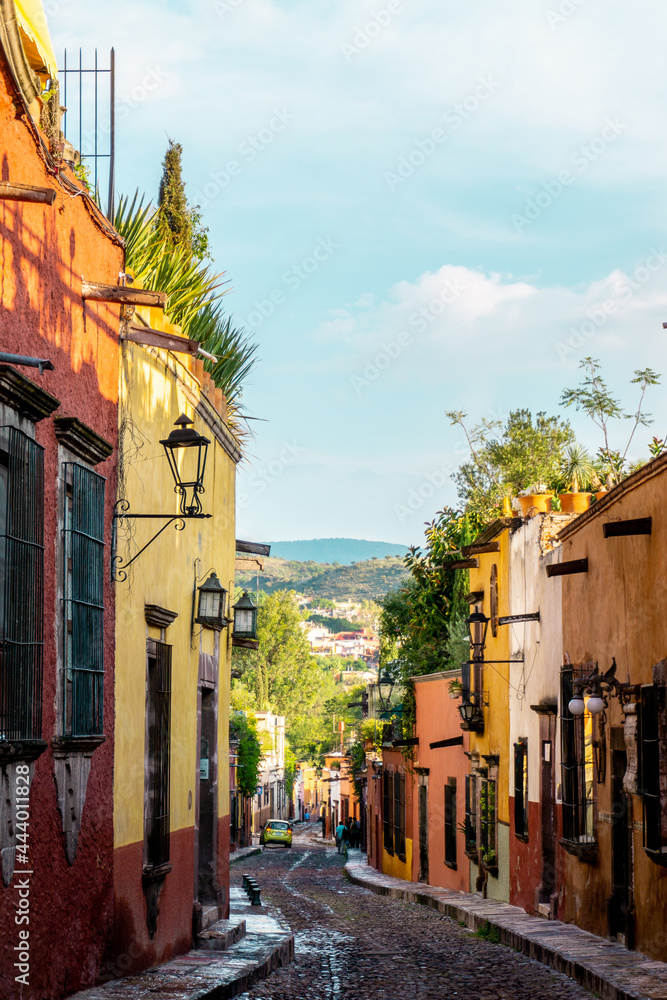 Obraz premium San Miguel de Allende was founded in 1542 in the cool highlands and is a city where Hispanic culture and Mesoamerican culture are in harmony.