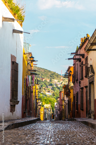 Canvas Print San Miguel de Allende was founded in 1542 in the cool highlands and is a city where Hispanic culture and Mesoamerican culture are in harmony
