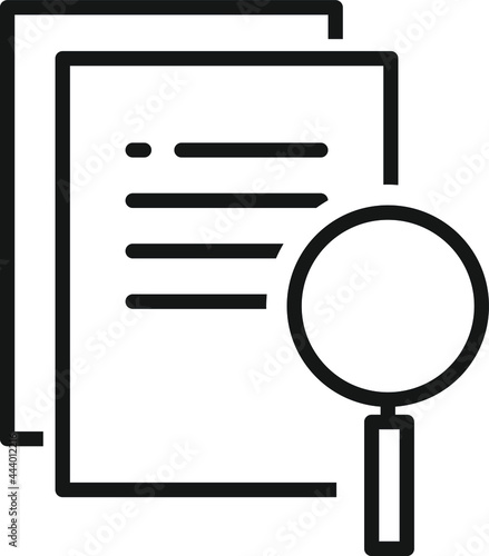 Evidence icon , vector illustration