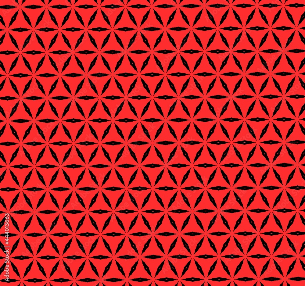 Red pattern design for the purpose of fabric designing.