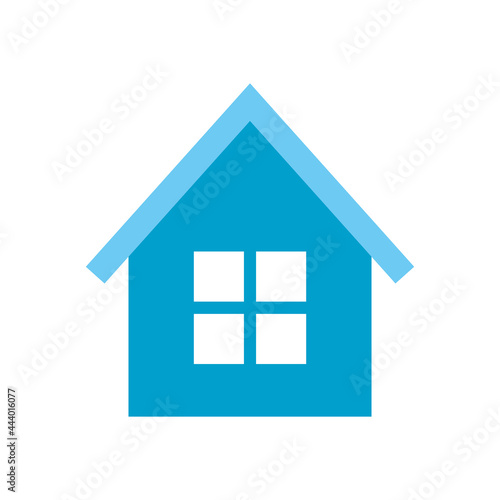 house facade with window