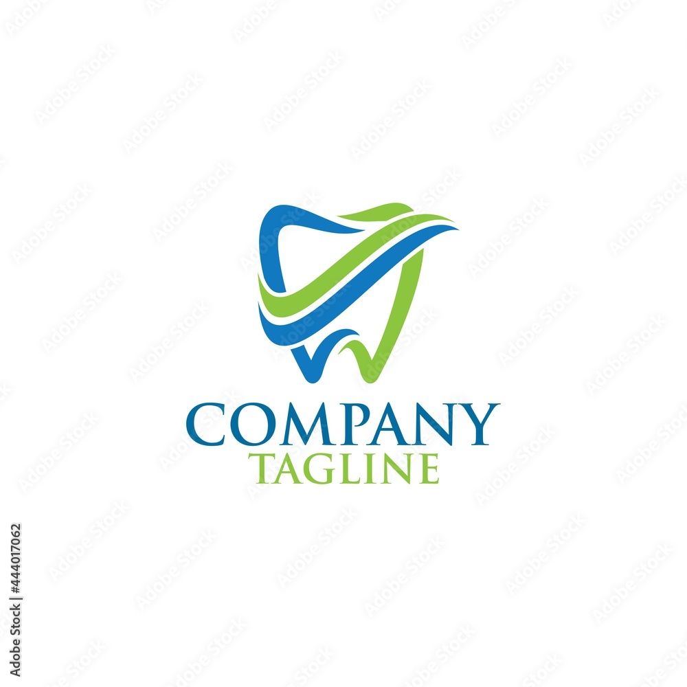 Fototapeta premium logo design dental care 