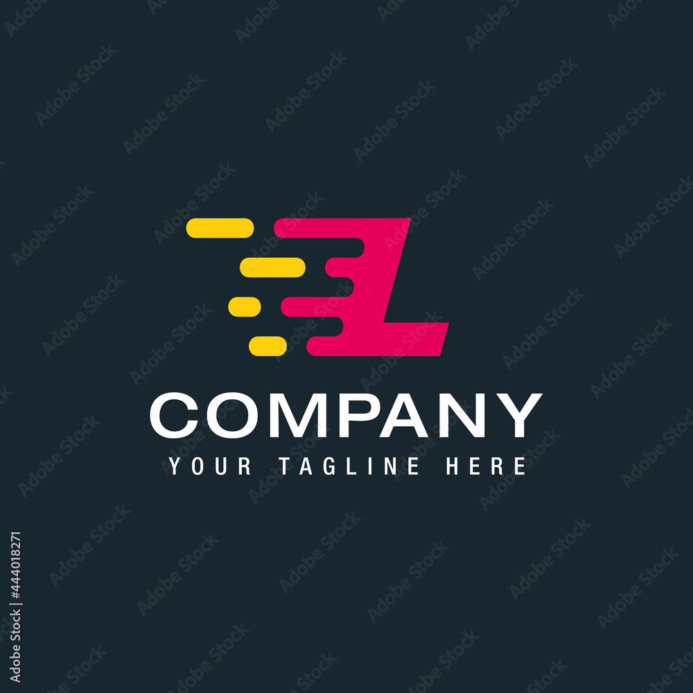 Letter L with Delivery service logo, Fast Speed, Moving and Quick, Digital and Technology for your Corporate identity Letter L with Delivery service logo, Fast Speed, Moving and Quick, Digital and Technology for your Corporate identity