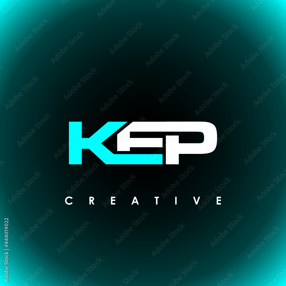 KEP Letter Initial Logo Design Template Vector Illustration KEP Letter Initial Logo Design Template Vector Illustration
