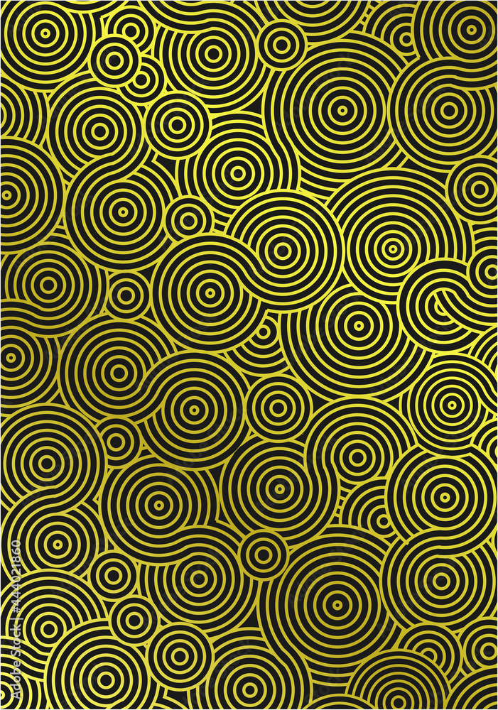 gold oriental abstract background of circles gold oriental abstract background of circles