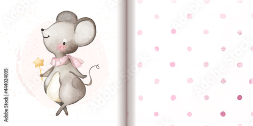 Animal painting cute wildlife watercolor parade music celebration fun summer day