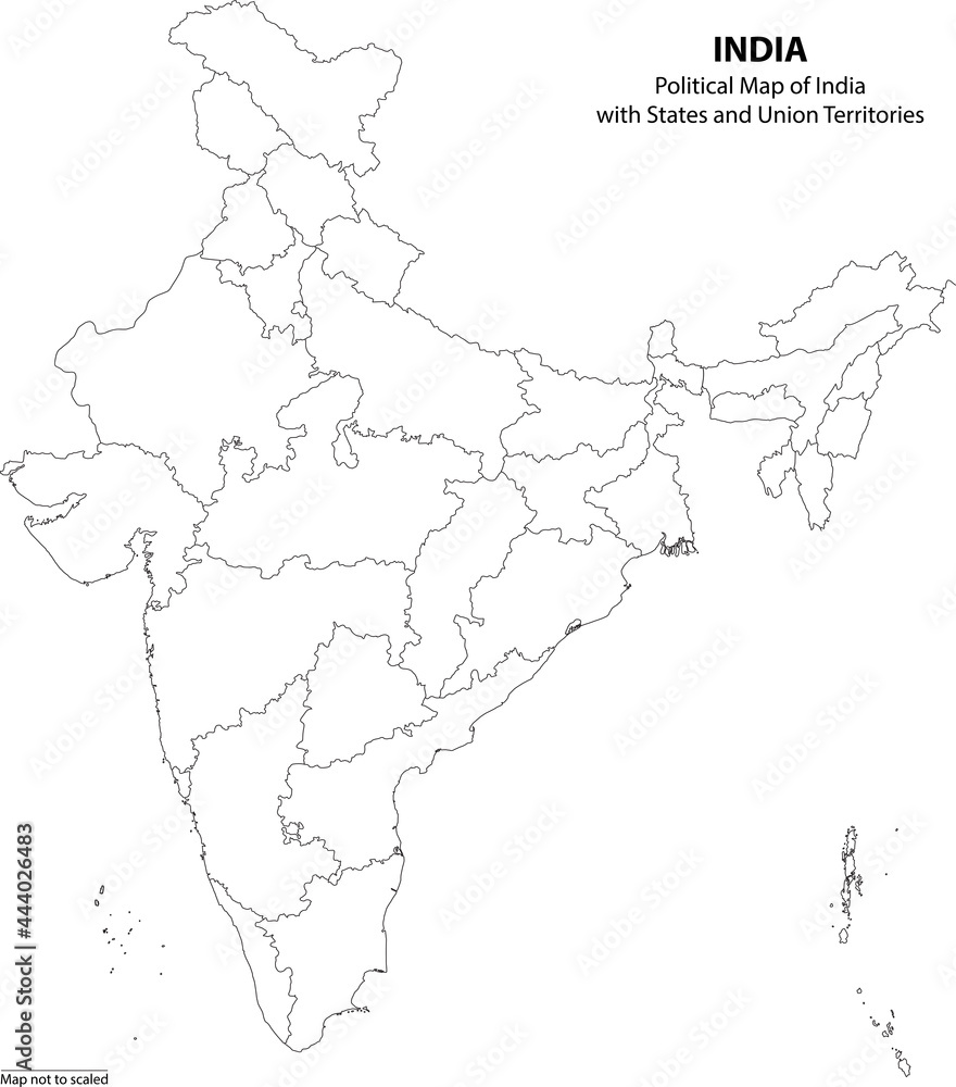 india map coloring page - Clip Art Library