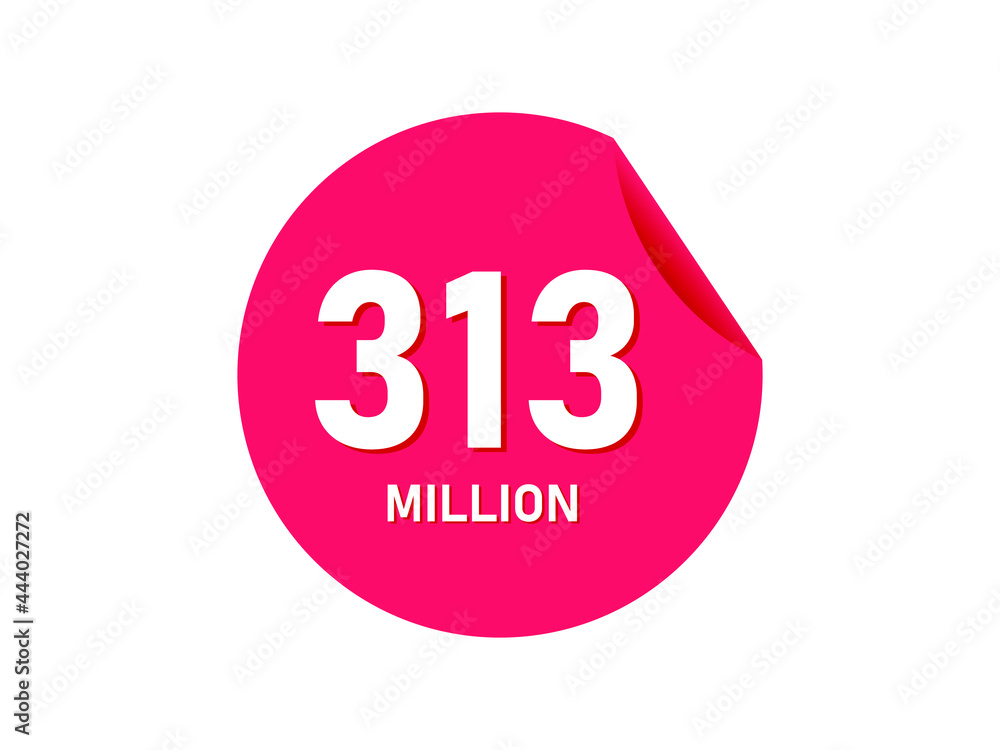 313 million texts on the white background 313 million texts on the white background