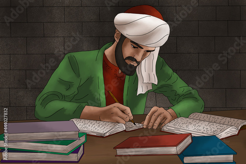 man in turban and writing something on the table