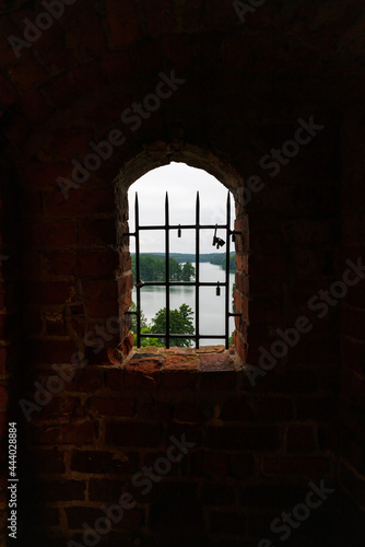 View from the castle tower in Lagow  Poland