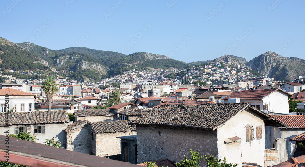 Antakya city Panoramic landscape from the roof