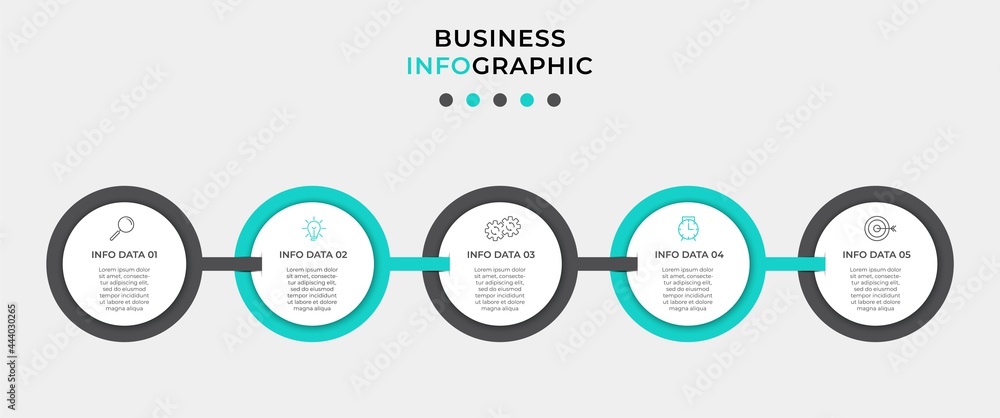 Vector infographic template with icons and 5 options or steps. Infographics for business concept. Can be used for presentations banner, workflow layout, process diagram, flow chart, info graph. Vector infographic template with icons and 5 options or steps. Infographics for business concept. Can be used for presentations banner, workflow layout, process diagram, flow chart, info graph.