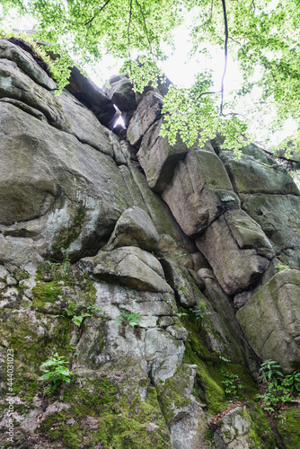 Rocks in the Sokole Mountains in Poland. © Kozioł Kamila