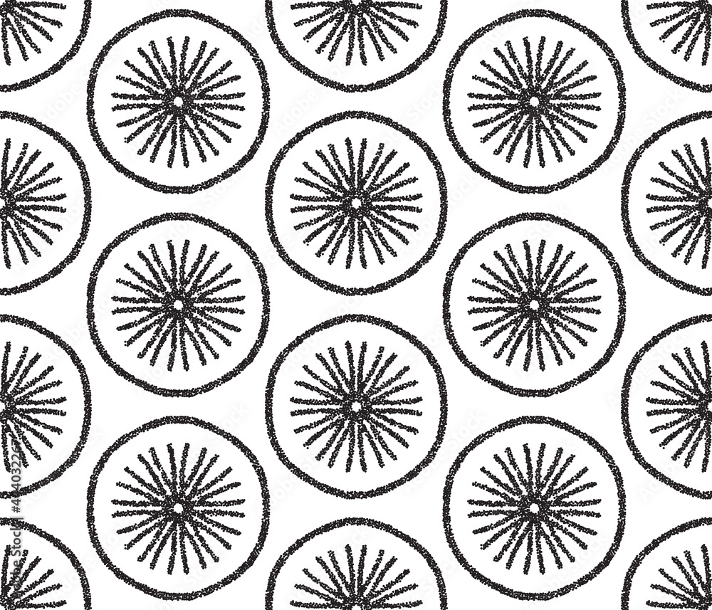 Black and white seamless pattern