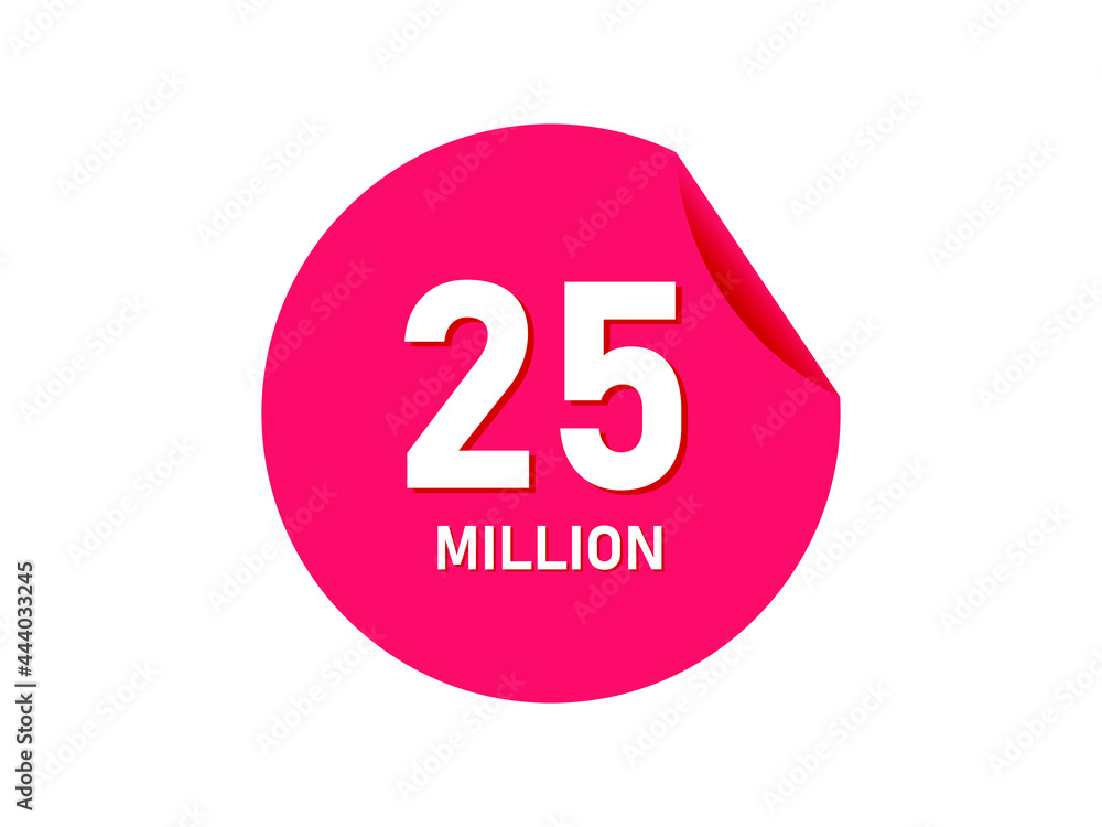25 million texts on the white background 25 million texts on the white background