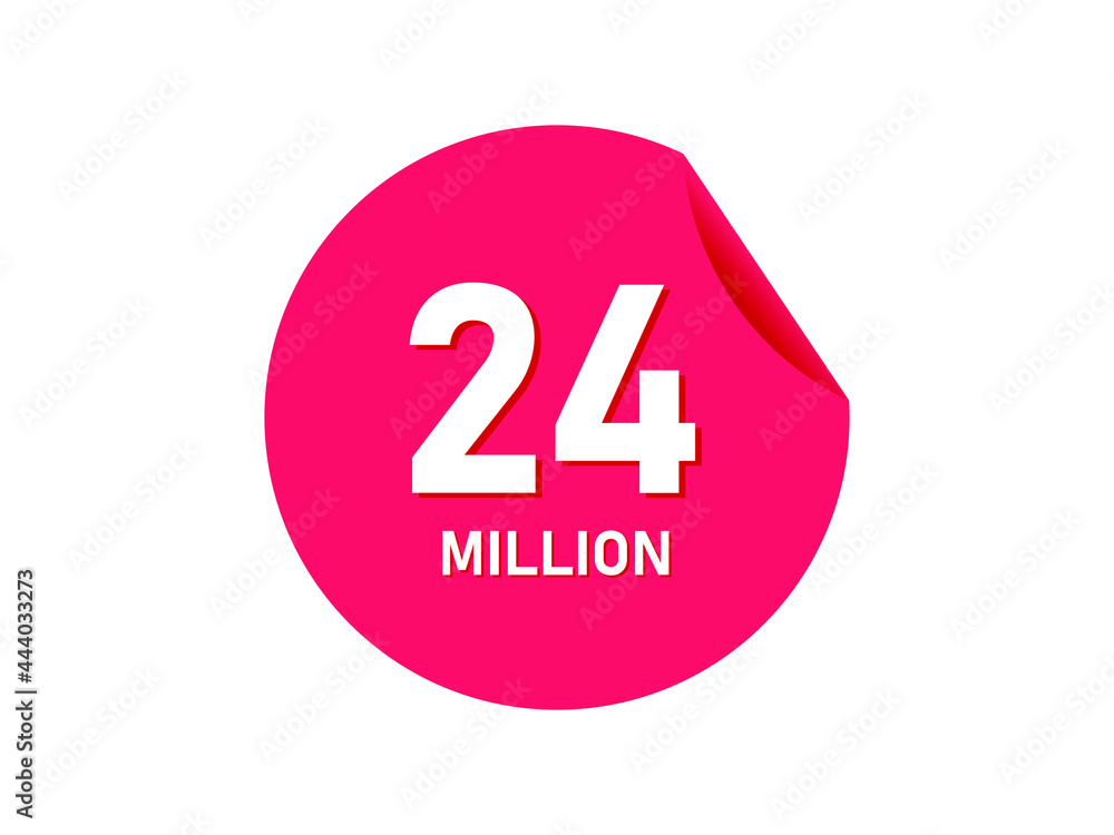 24 million texts on the white background 24 million texts on the white background