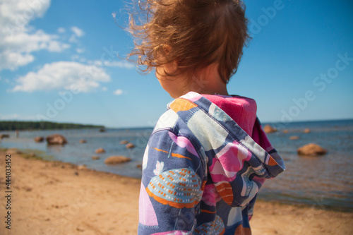 child on the beach