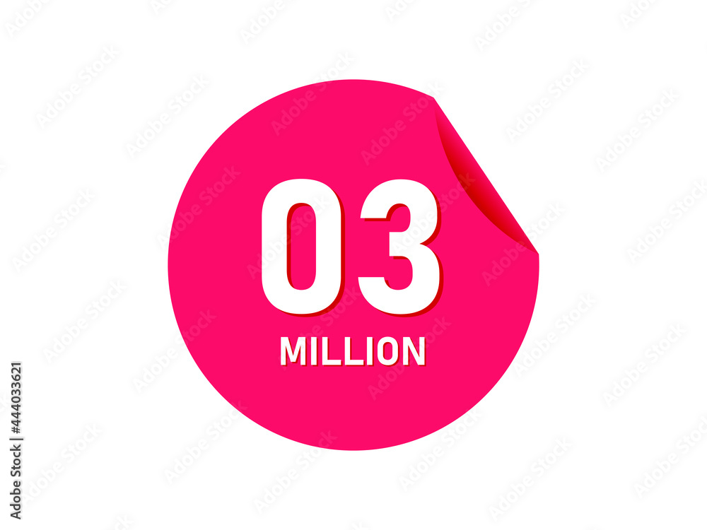 3 million texts on the white background 3 million texts on the white background