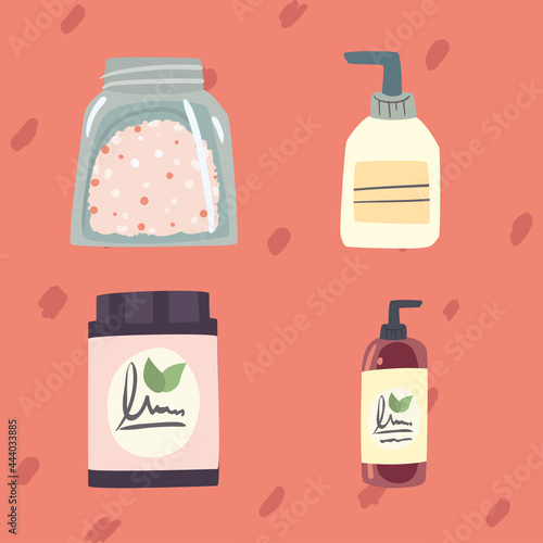 set of icons for spa