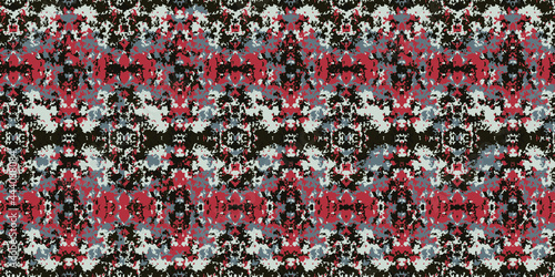Vintage geometric seamless pattern. The texture of an antique carpet. Vector illustration