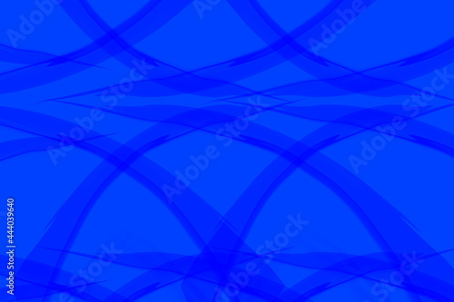 Seamless Abstract Multi Wave Curve Pattern Blue Background For Illustration