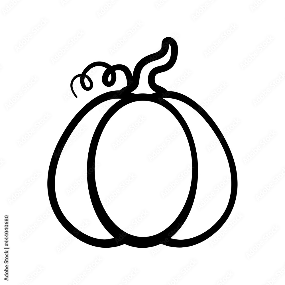 Yellow pumpkin vector for carving scary ghost faces for Halloween. Yellow pumpkin vector for carving scary ghost faces for Halloween.