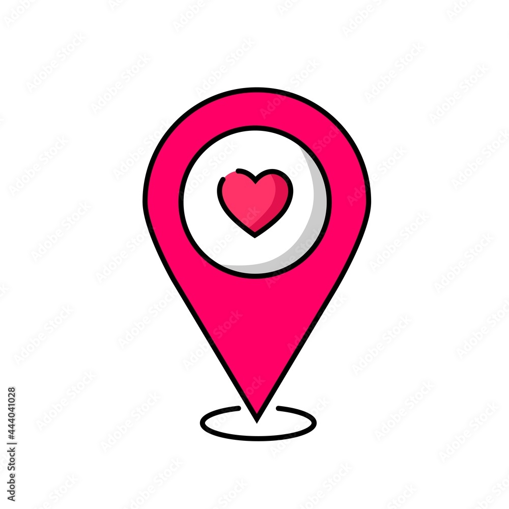 Fototapeta premium location icons house7