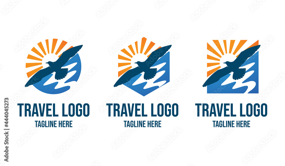 bird and beach travel logo design
bird and beach travel logo design